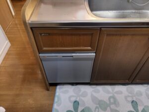 食器乾燥機を食洗機に替える　シンク下食器乾燥機を食洗機に取り替える　ミカドキッチン　施工後